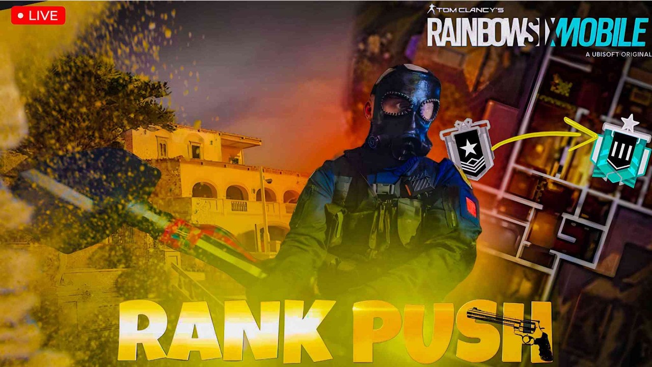 RAINBOW SIX MOBILE GLOBAL LAUNCH 🔥 | LIVE Ranked Grind Gameplay