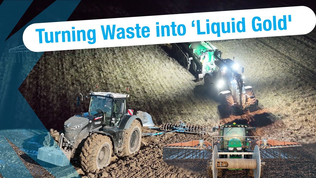 Turning Waste into 'Liquid Gold': Digestate Spreading & Ploughing