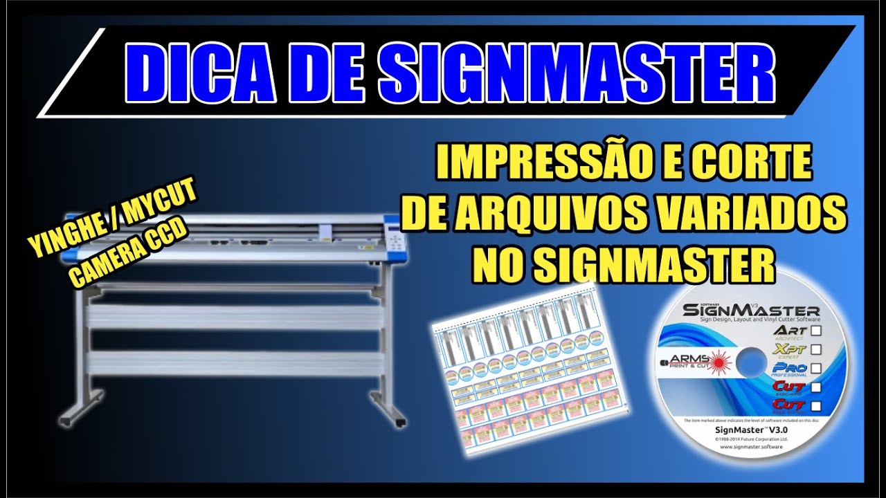 DICA DE SIGNMASTER DUPLICAR ARQUIVOS PARA IMPRESSÃO E CORTE
