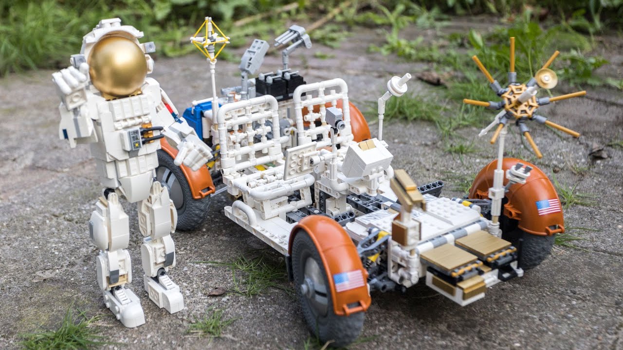 Lego Technic set 42182 - Lunar Roving Vehicle speed build, MOD and review