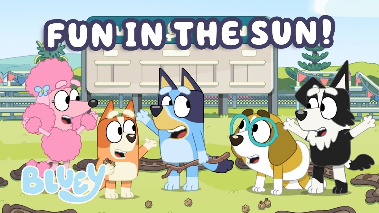 Bluey's Fun Day in the Sun with Friends! ☀️ 💙 | 30 MINUTES | Fun and Games | Bluey