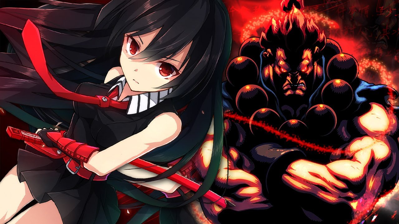 Akame vs Akuma. MUGEN Multiverse