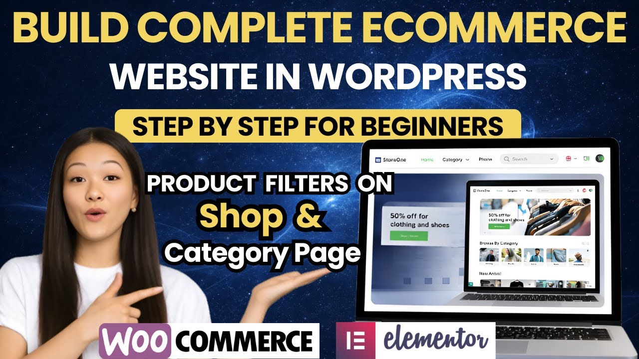 WooCommerce + Elementor Complete Course 🚀 | Create Product Filters (No Code)