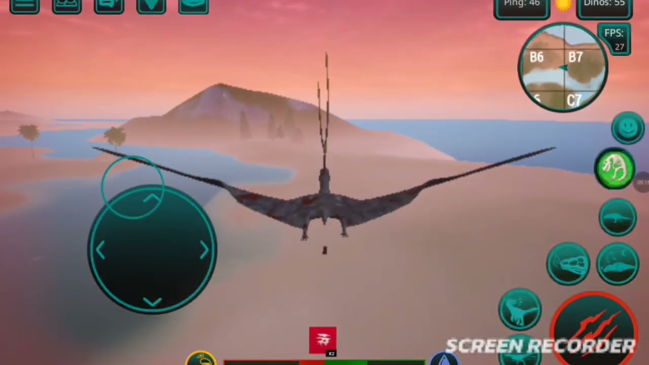 JOGANDO DE BARBARIDACTYLUS/TROLANDO OS DINOSSAUROS NO THE CURSED ISLE 