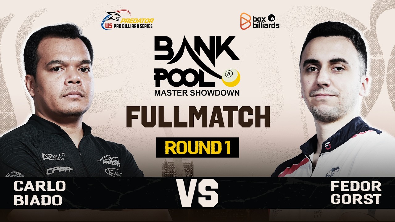 Carlo Biado vs Fedor Gorst | Bank Pool Master Showdown 2026 | Saint Louis 2026