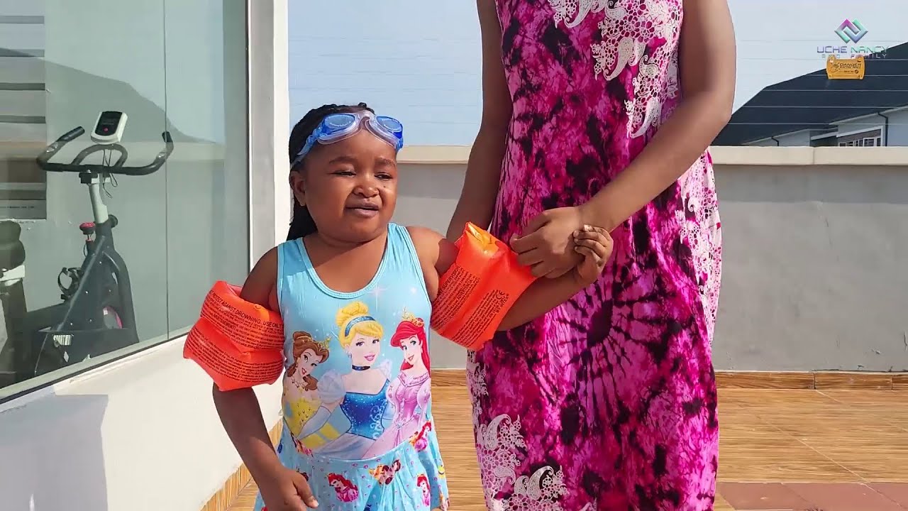 SWIMMING TIME - WHAT EBUBE OBIO DID AT THE POOL WILL CRACK YOUR RIBS
