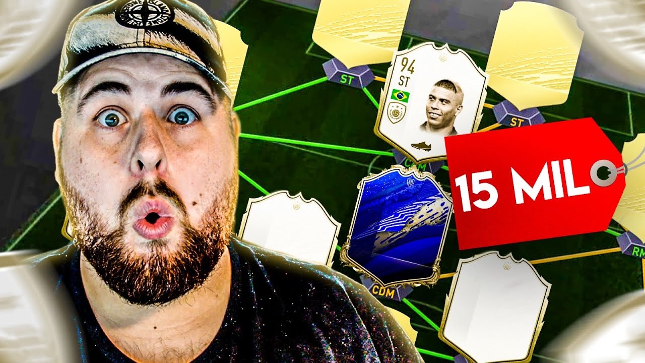 DIT is mijn MONSTER TEAM inclusief 94 RONALDO, 1 TOTY, en nog 3 ICONS 😍!!