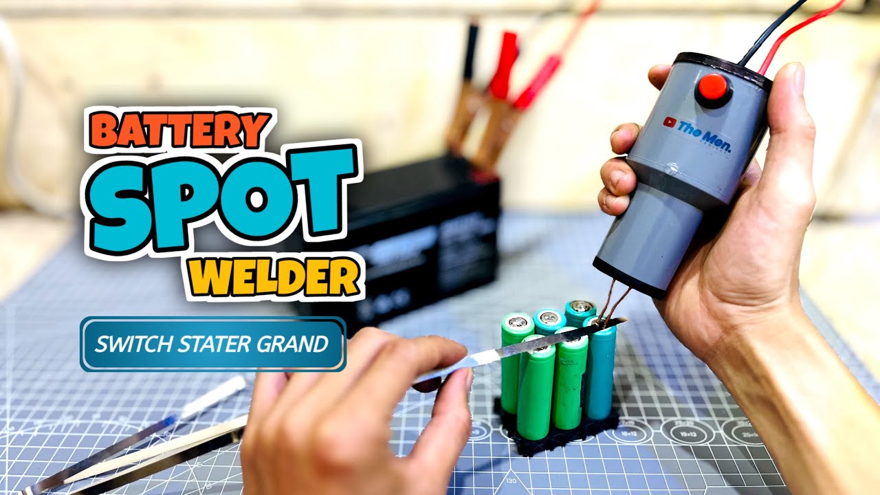 Membuat spot welder paling gampang sedunia | Las titik baterai rakitan