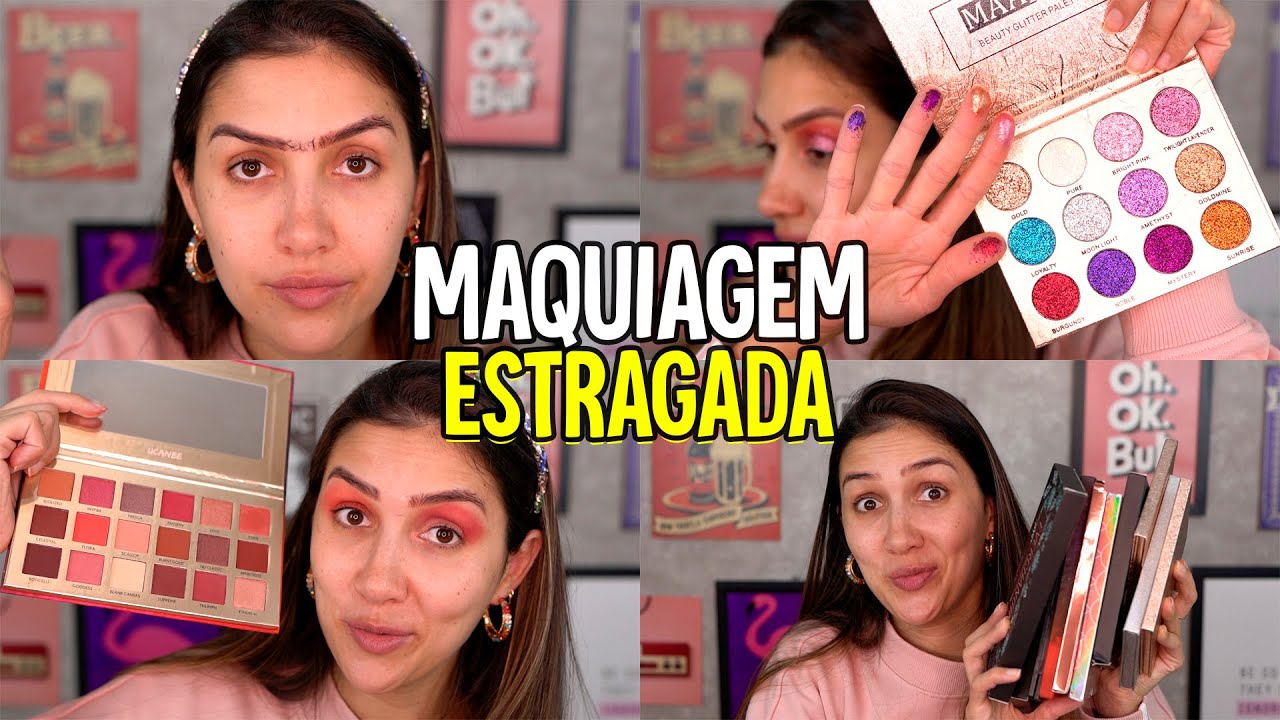 TESTANDO MAKES da CHINA que ESTAVAM PERDIDAS há um ANO