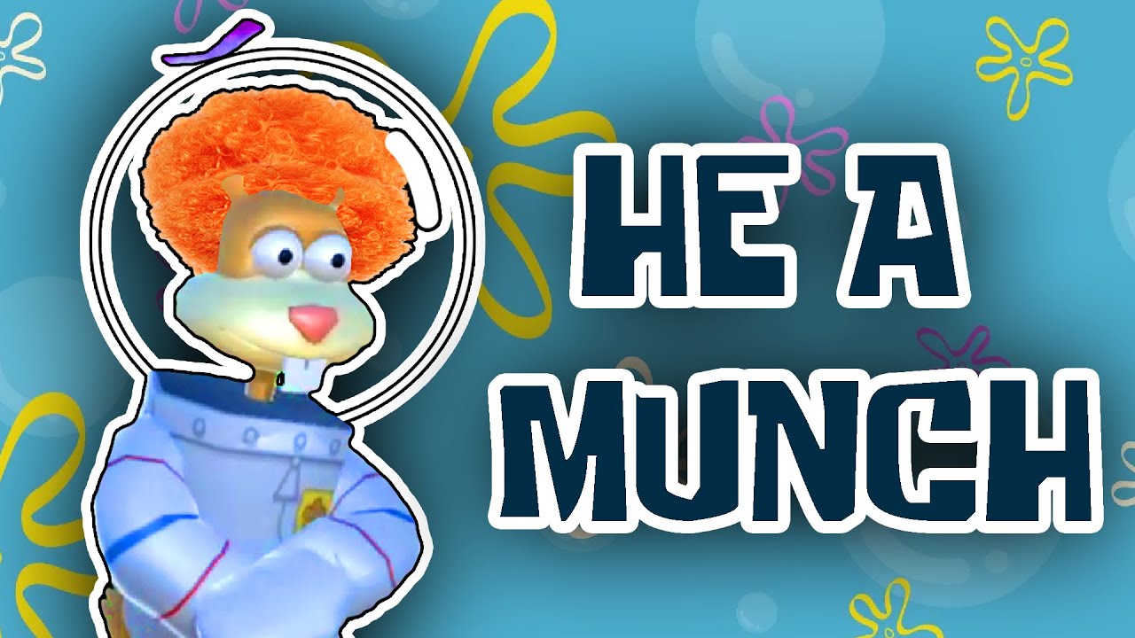 Sandy Cheeks raps 