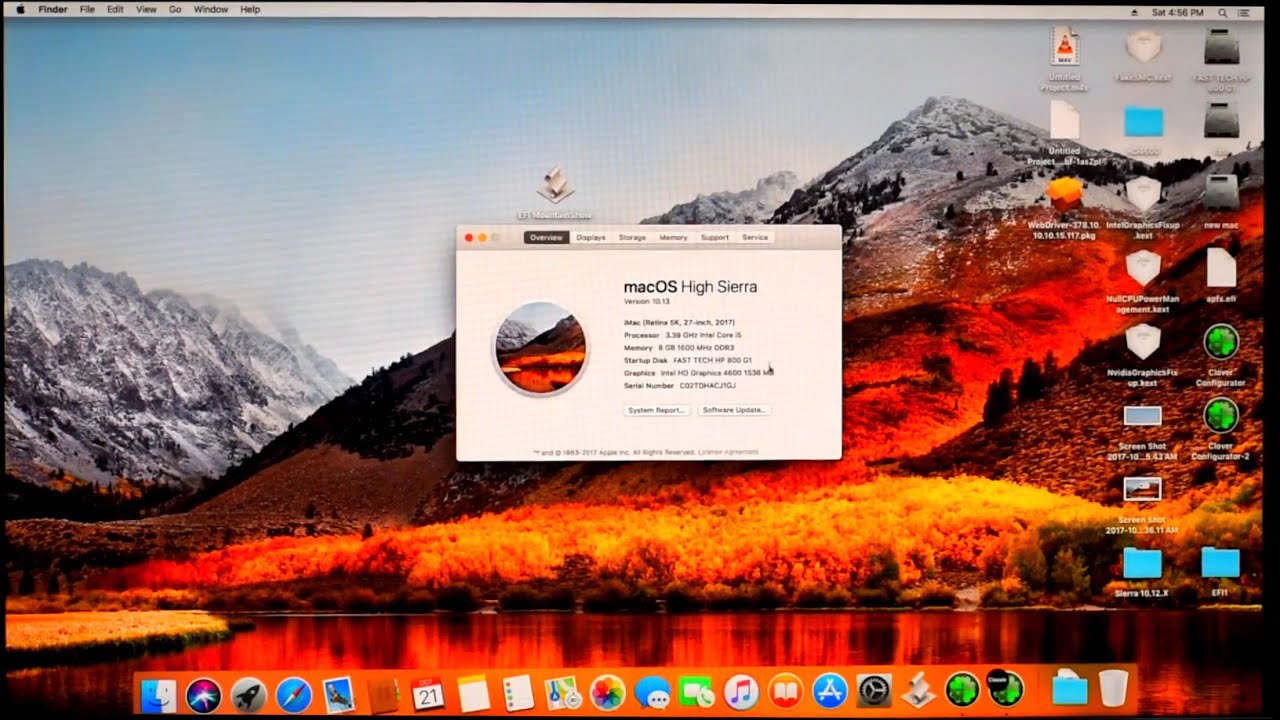 Mac OS High Sierra fix Intel Hd 4600/4400/4200 Intel Hd 5000/5100/5200