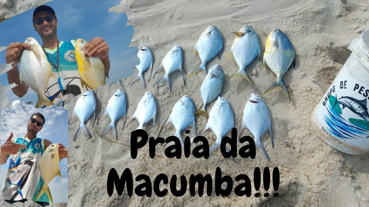 PESCA NA PRAIA DA MACUMBA, COM MUITAS FISGADAS