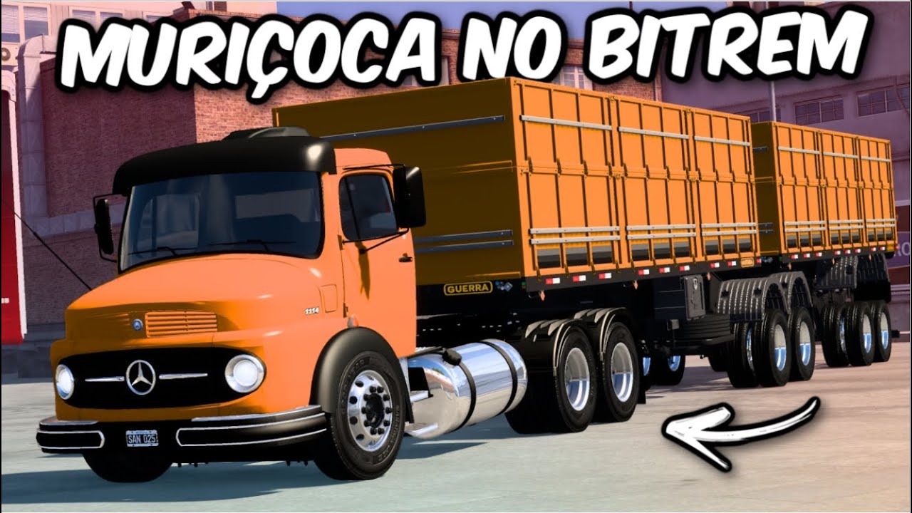 MONTEI UMA MURIÇOCA NA CARRETA BITREM NO ETS2 | MODS GRÁTIS