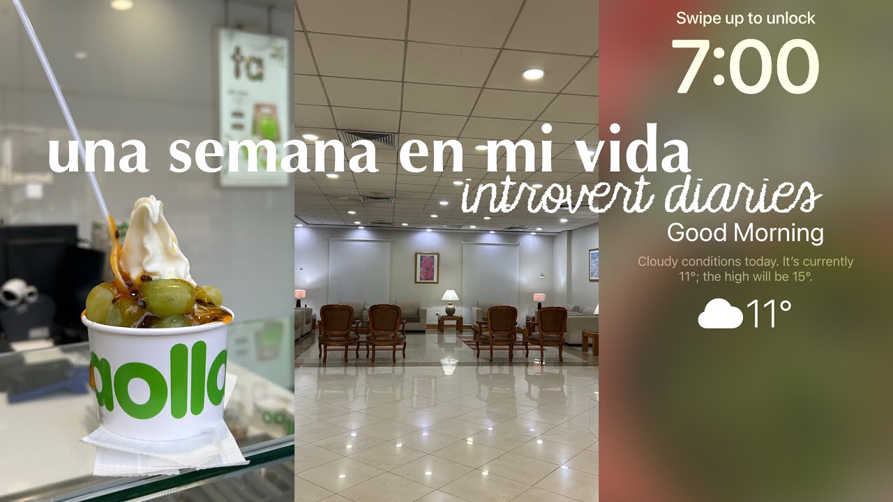 Una semana (tranquila) conmigo🪴pasatiempos, recetas, cine, estudio, viaje, autocuidado. cozy vlog!🍵