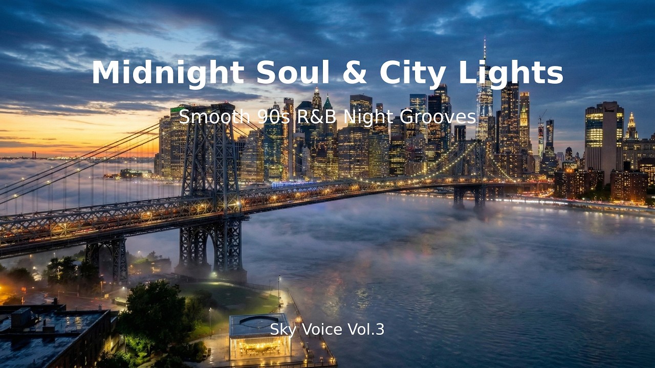 Midnight Soul & City Lights | Smooth 90s R&B Night Grooves | Sky Voice Vol.3