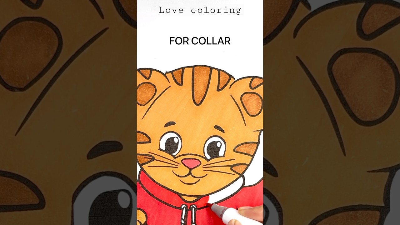 Coloring DANIEL TIGER 🐯