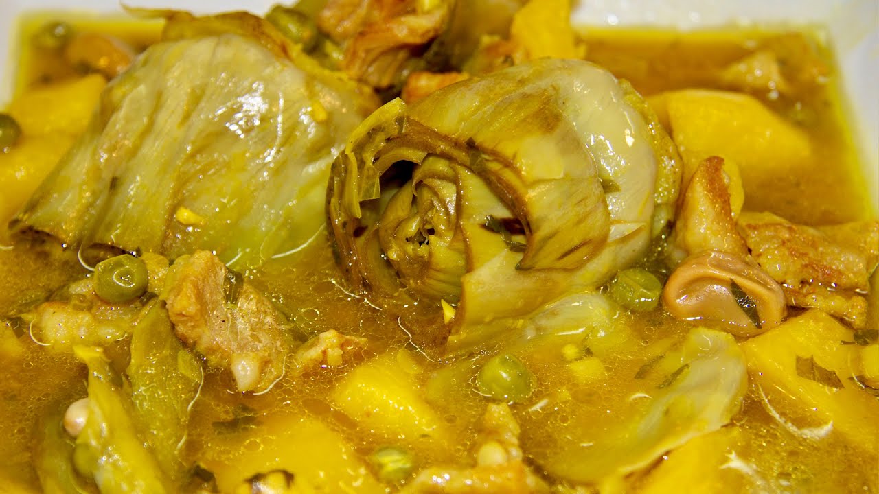 ✅ Guiso de Alcausiles con Secreto Iberico ✅ Receta con alcachofas