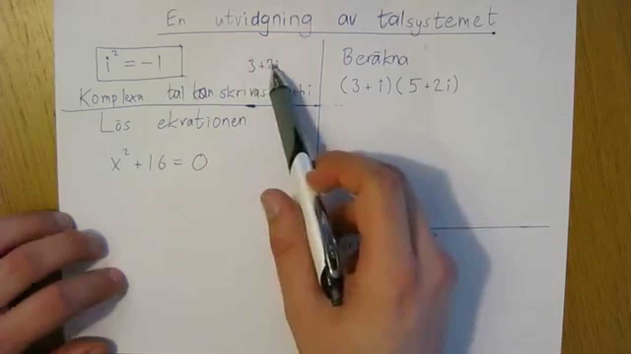 En utvidgning av talsystemet