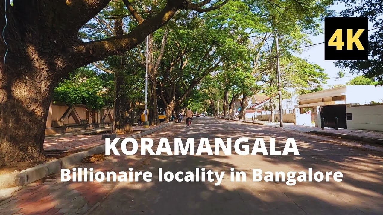 4K drive  Koramangala | Bangalore City tour | Billionaire locality