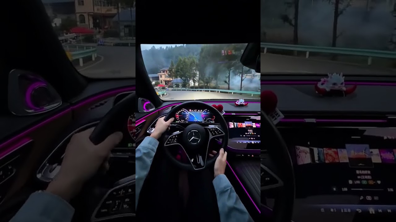 Full Immersive Drive 🎶 Anonymous Friends x Mercedes-Benz E3001 #trending #viralvideo #shorts #love