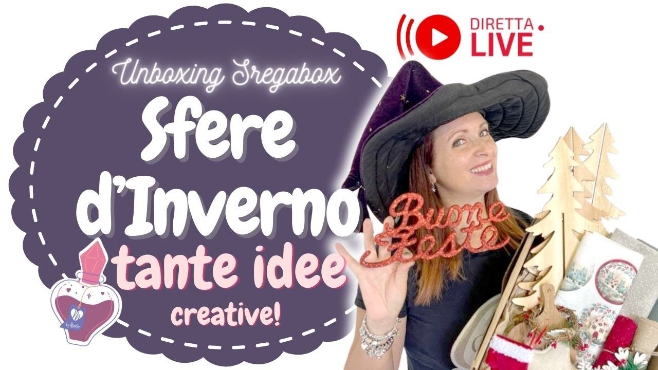 SFERE D'INVERNO- Unboxing StregaBox con pannolenci Morbidoso Deco - 202#ExtraLIVE
