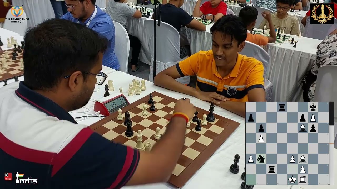 He declines a repetition to Blunder a Rook - GM Iniyan v IM Manish
