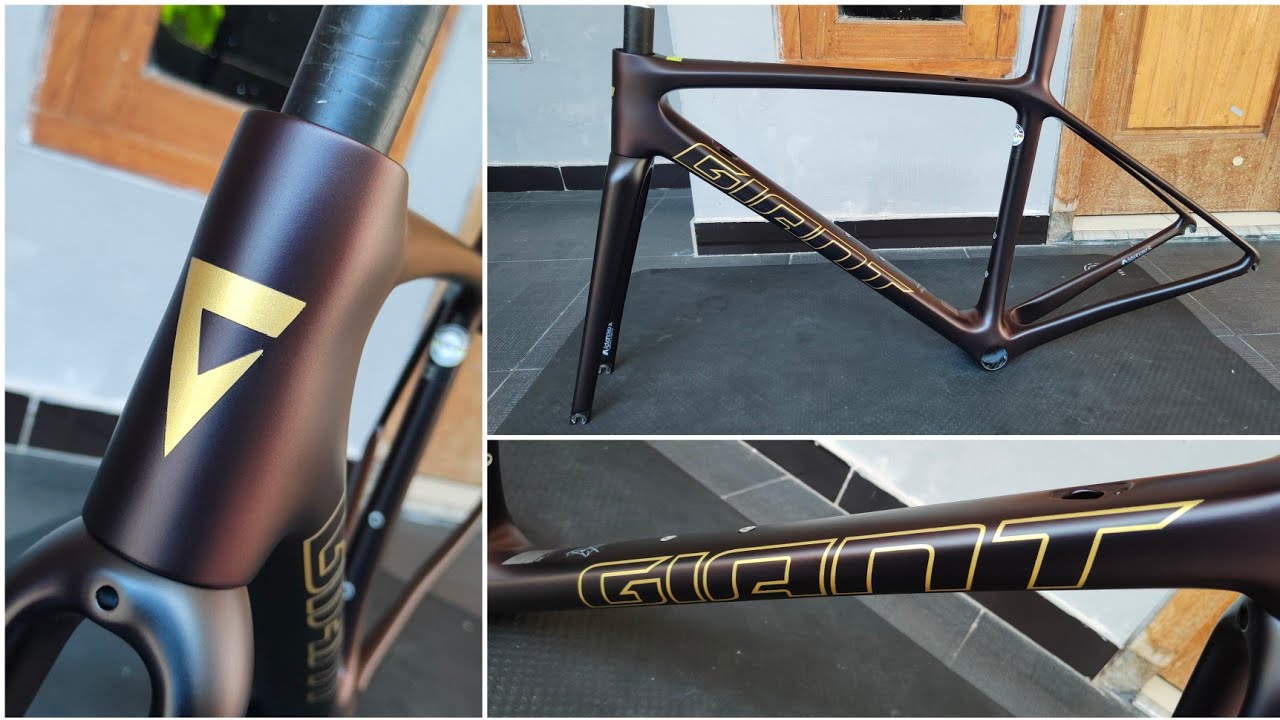 Coklatnya Lumer di Mulut‼️ Custom Paint Giant TCR Advanced SL Fire Brown Gold