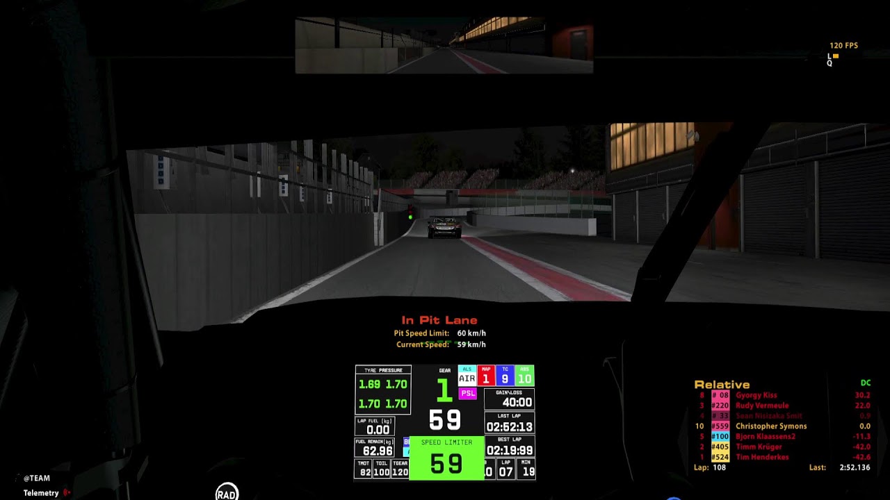 12 Hrs OF SPA Circuit Team Kaos Racing