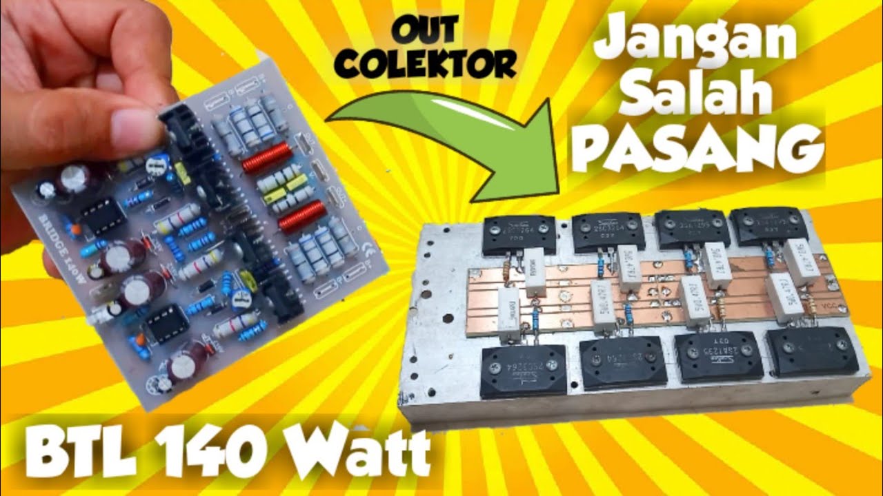 cara pasang Final Power BTL 140 watt by wong deso