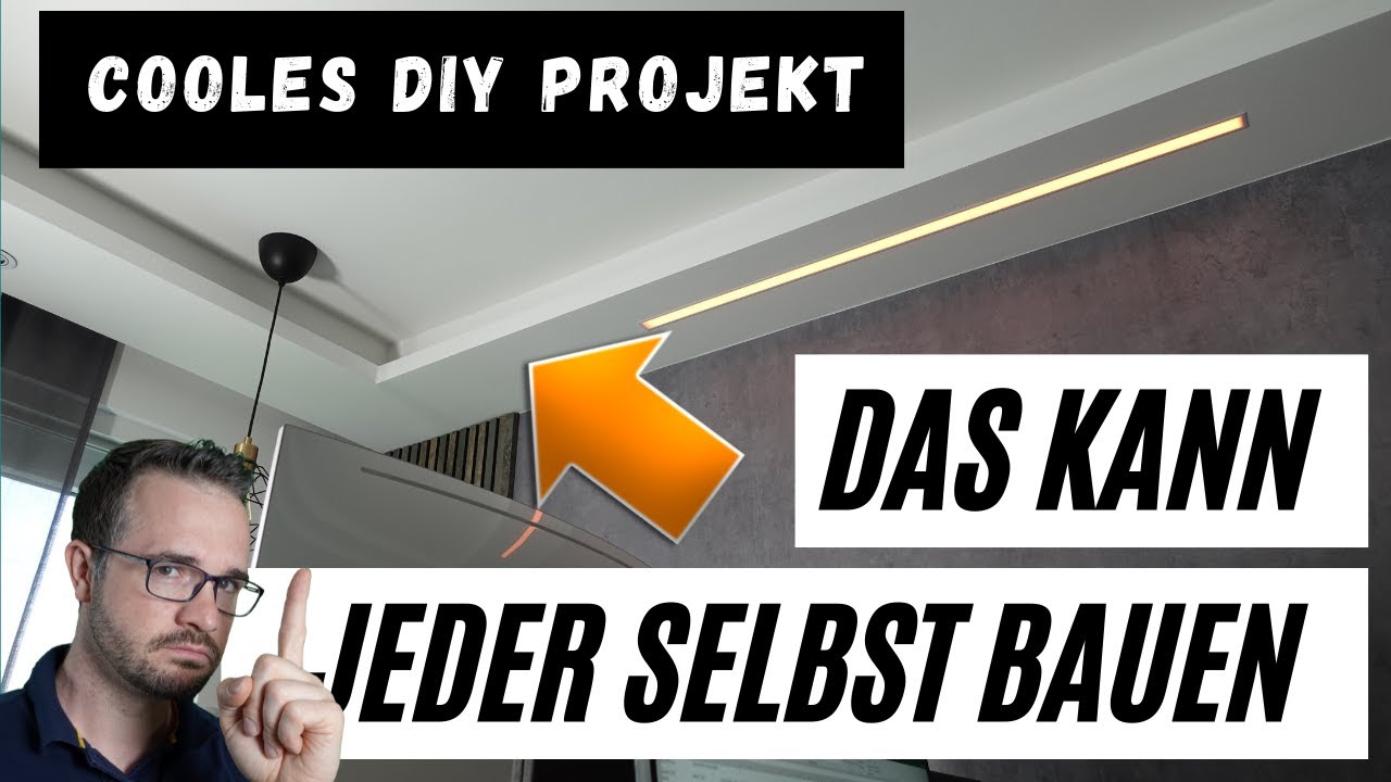 Lichtvoute selber bauen - So gehts!! Im Trockbau | einfacher Einbau von LED-Lampen & Stripes möglich