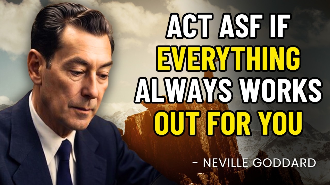 ACT AS IF EVERYTHING ALWAYS WORKS OUT FOR YOU || Neville Goddard