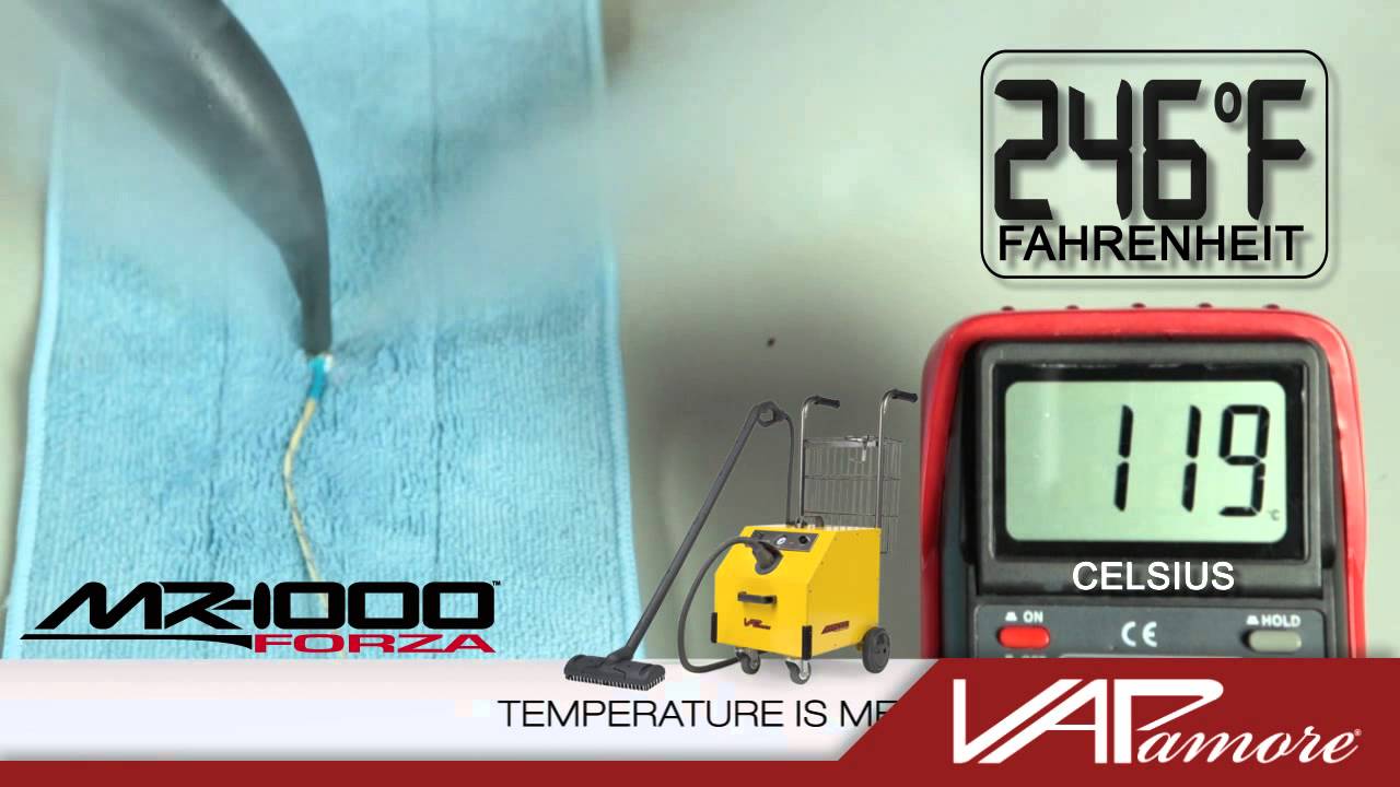 Vapamore MR-1000 FORZA - Steam Temperature Demo