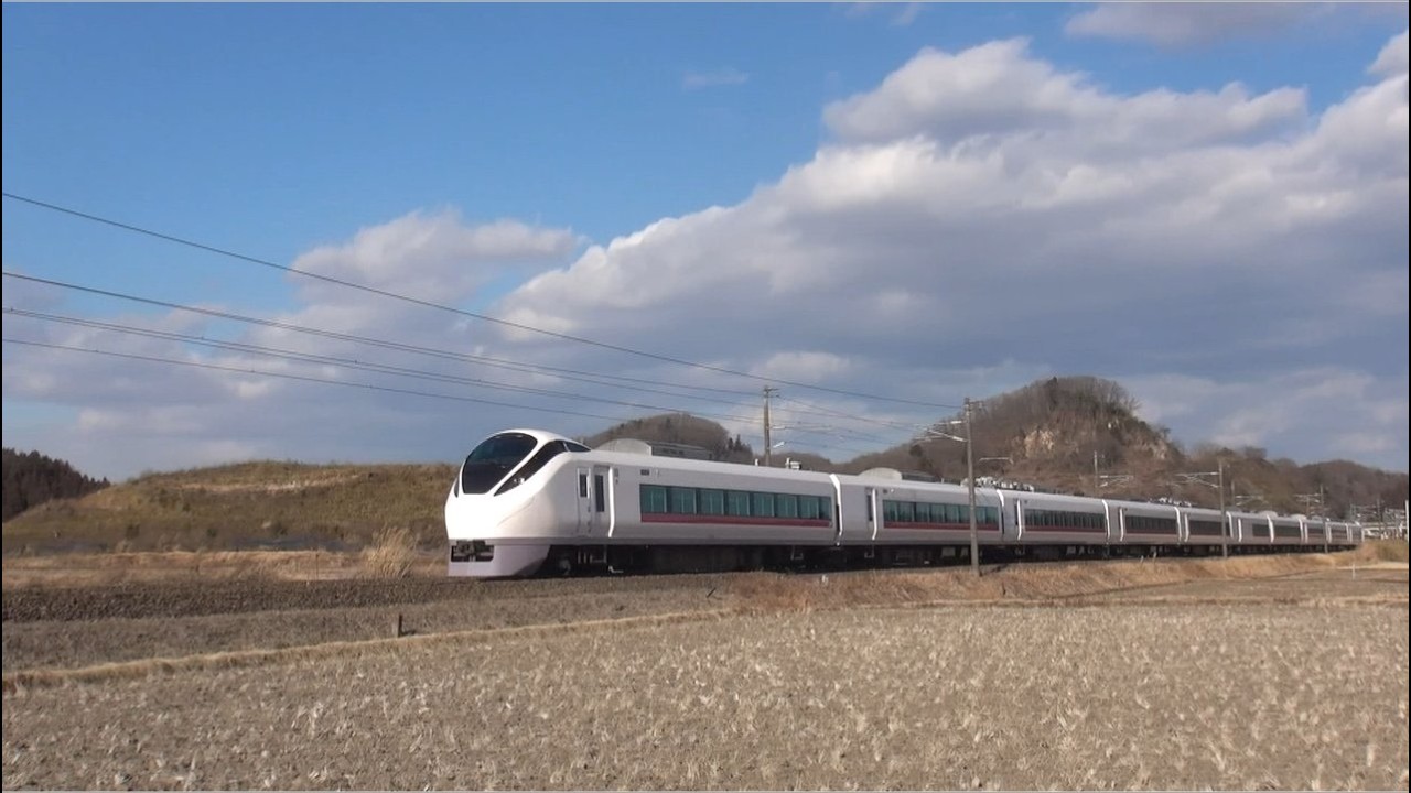 強風音量注意 東北本線 久田野ストレート Ｅ６５７系Ｋ２編成 ＫＹ出場通過 2026.02.12