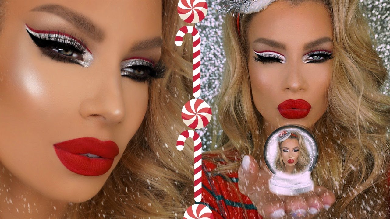 Christmas GLAM - HOLIDAY MAKEUP  Tutorial | Nikki French