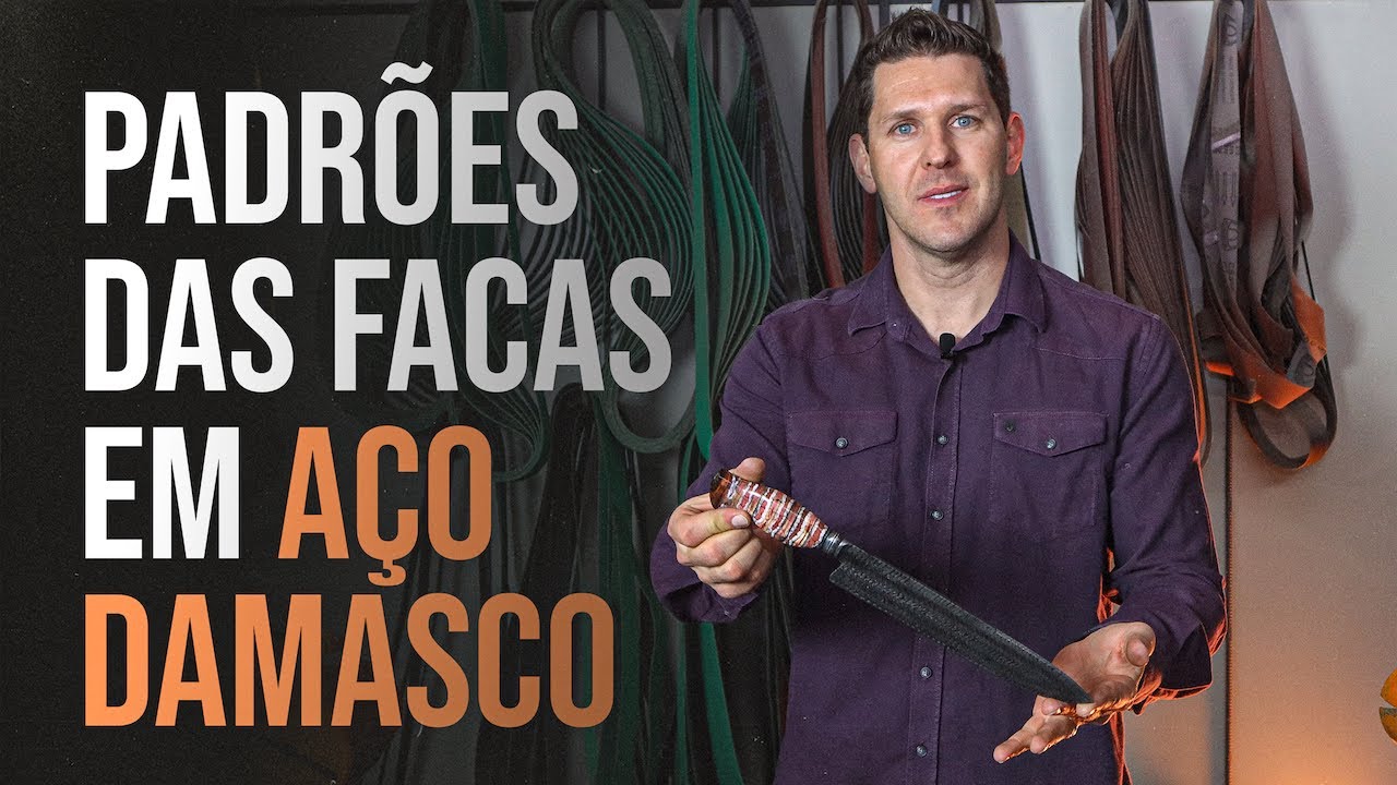 Padrões das Facas em AÇO DAMASCO
