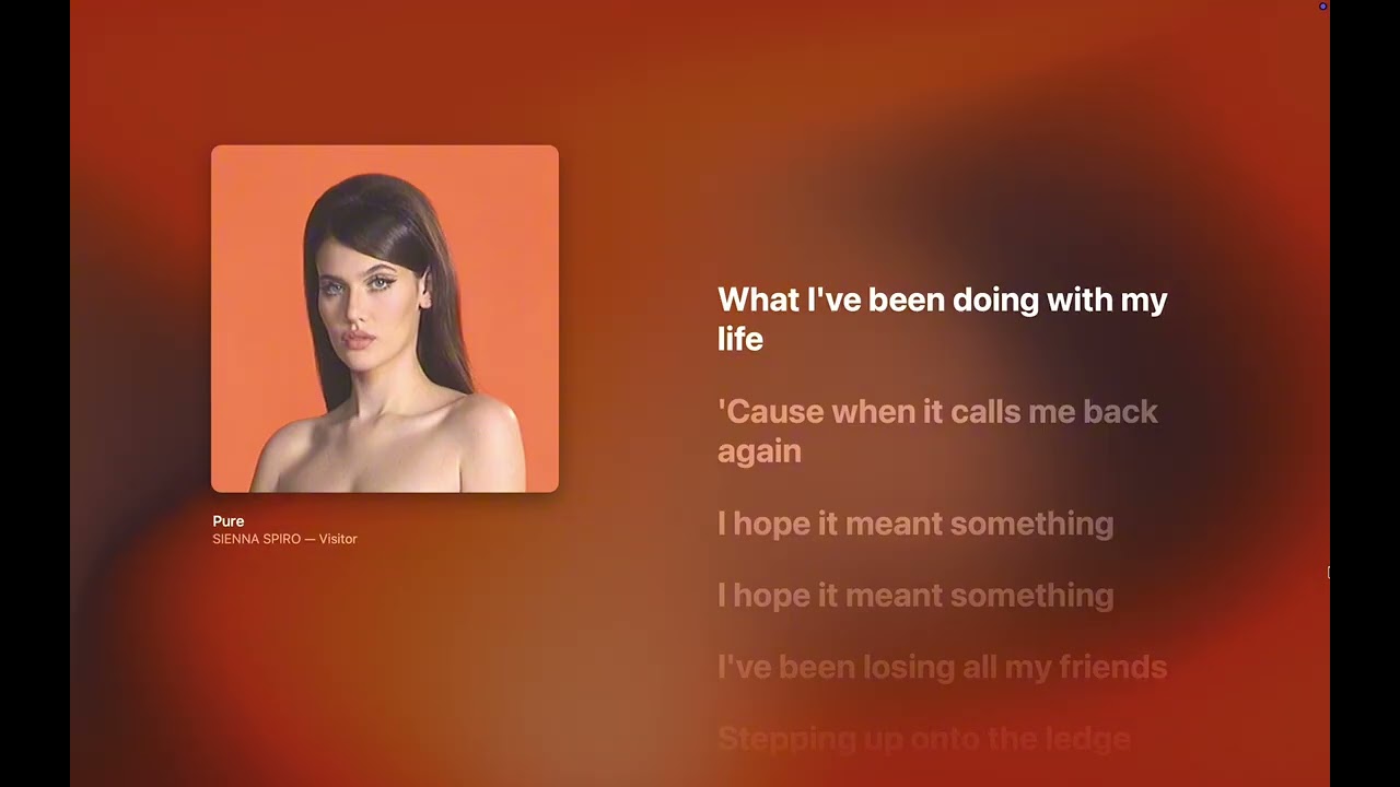 SIENNA SPIRO - Pure (Lyrics)