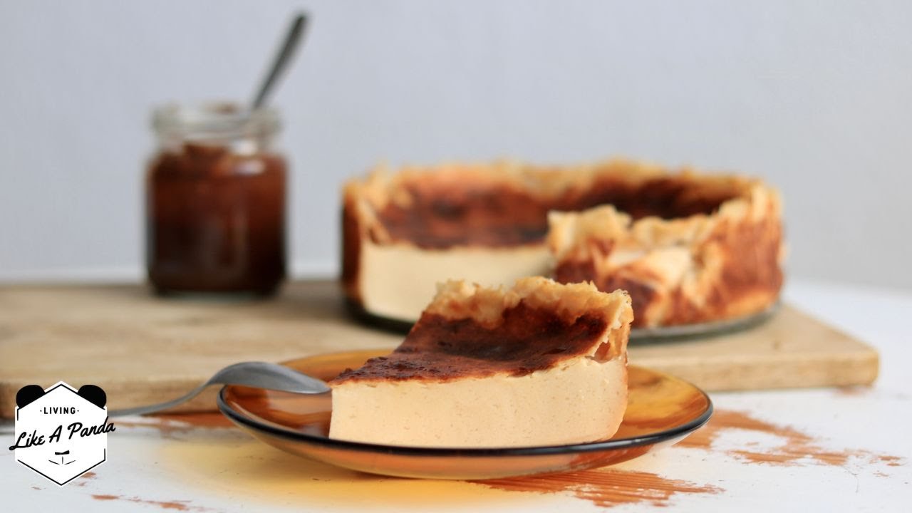 BASQUE CHEESECAKE (vegana) | Living Like A Panda