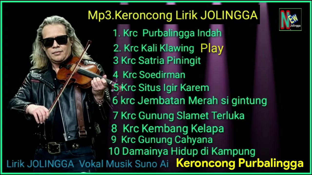 Mp3 Keroncong  Lagu Lagu Purbalingga Lirik Jolingga Vok Musik Suno Ai