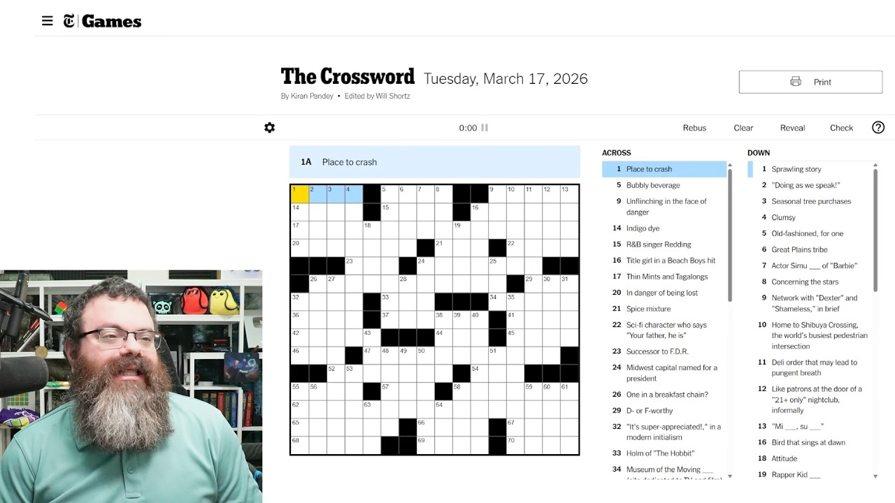 Learning Crossword Week 95 | NYT Crossword Tuesday March 17, 2026