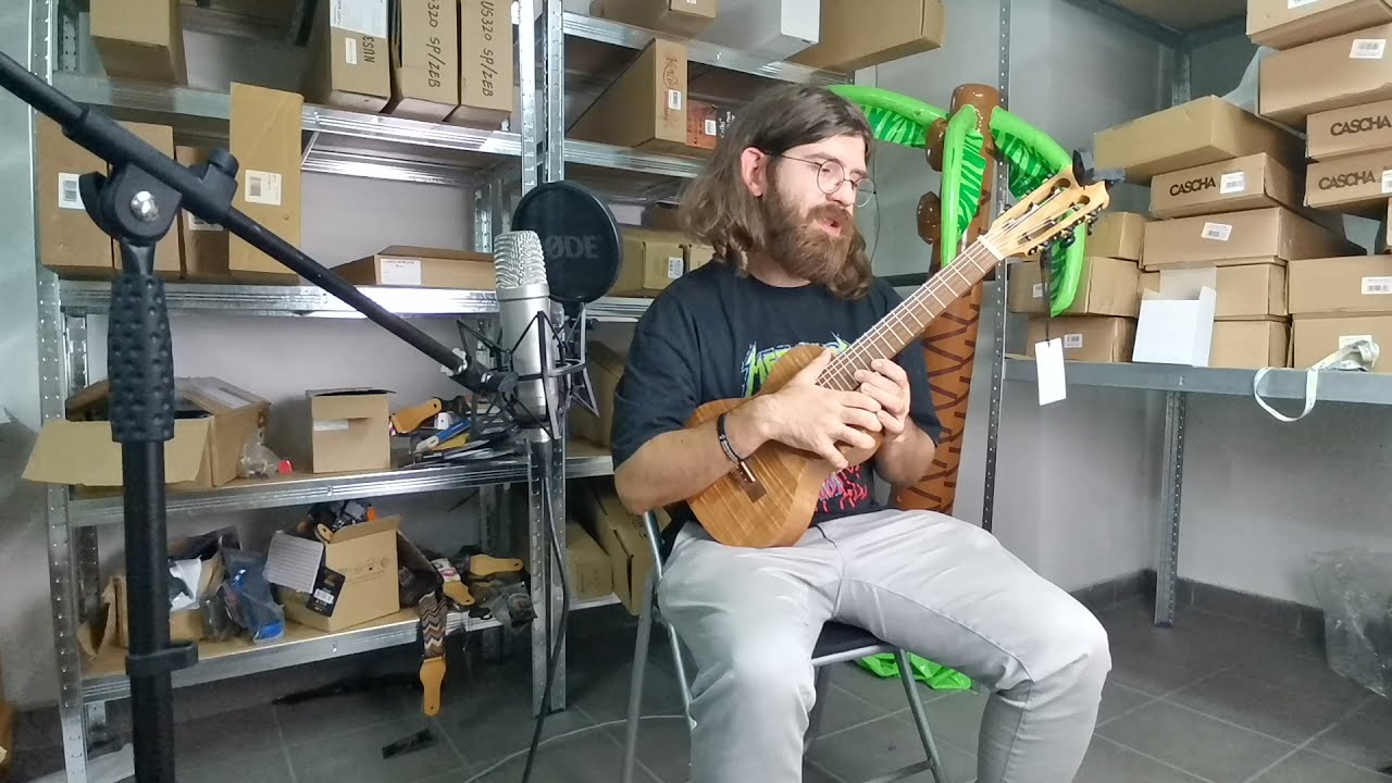 Guitarlele Baton Rouge Egzotyczny Mahoń