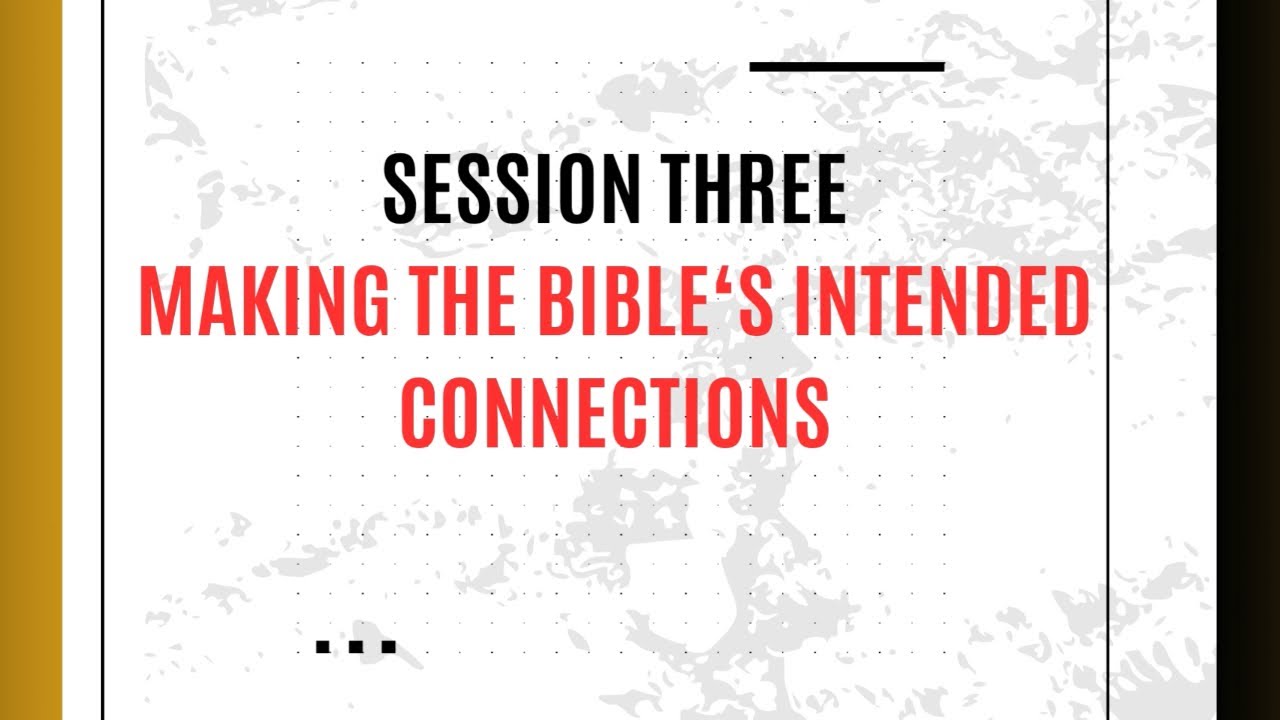 Making The Bible's Intended Connections | Nancy Guthrie