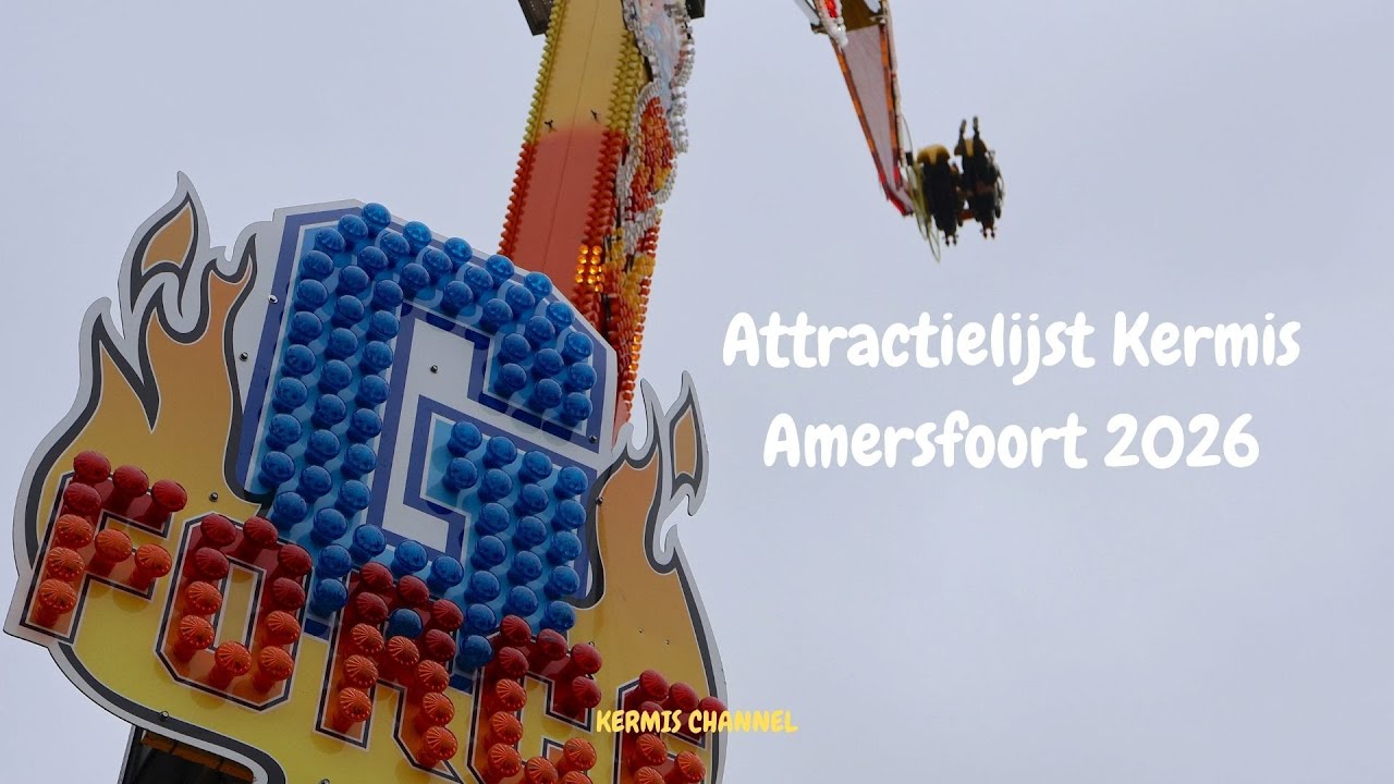 Attractielijst kermis Amersfoort 2026