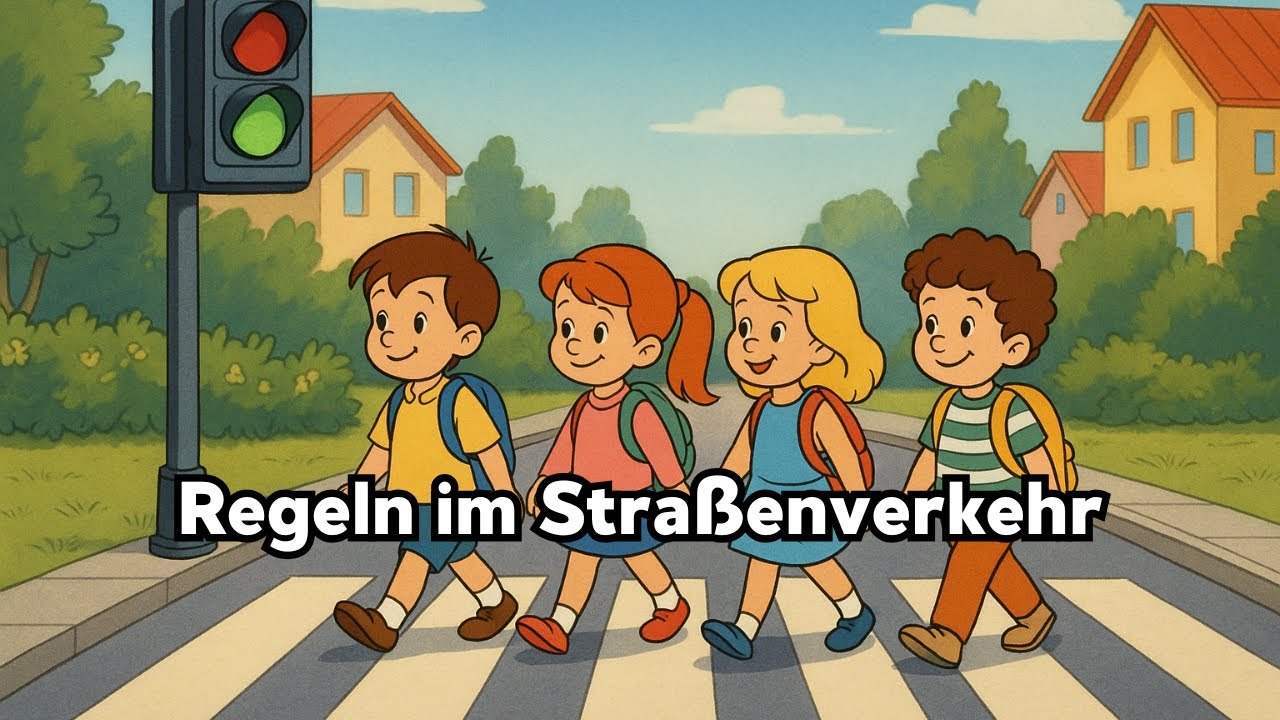 Kinderlied 🚗🚸 - Regeln im Stra&szlig;enverkehr - KIMUSI Kinderlieder