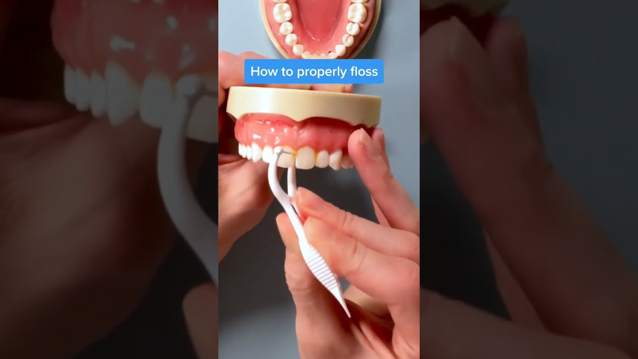 Demo: how to floss pick  properly 😲