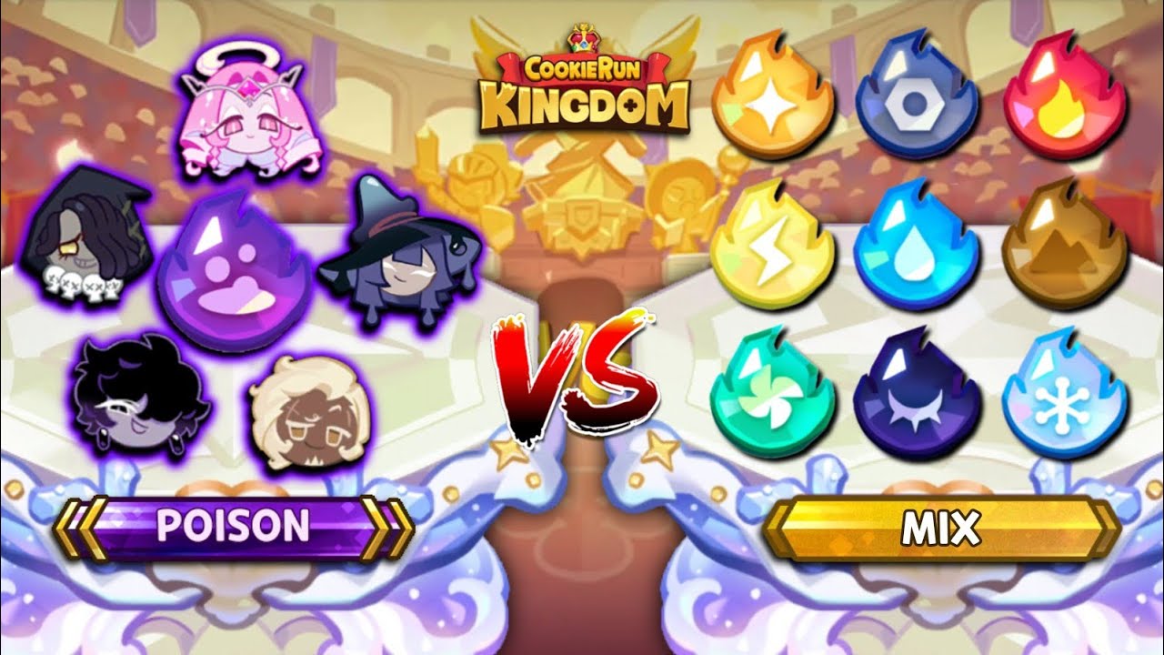 new poison element team vs all element teams 💀