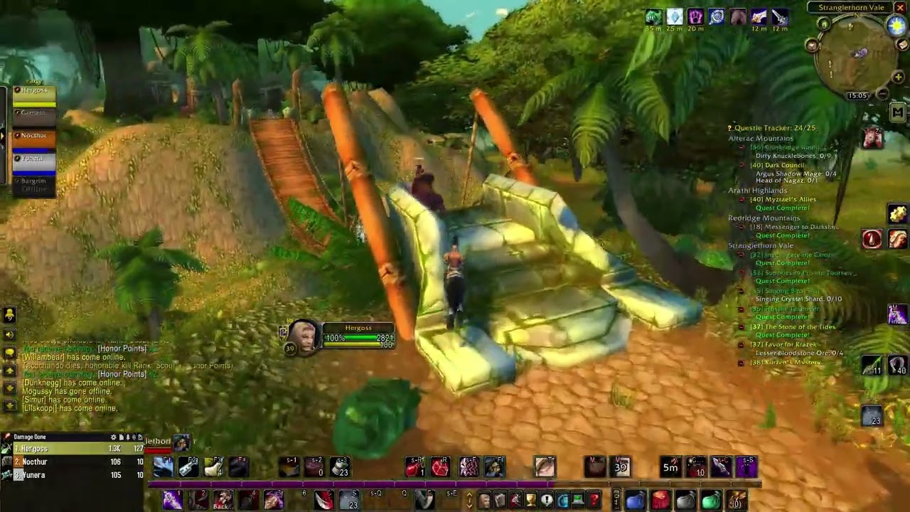 Baguncinha em Stranglethorn - Dia 1