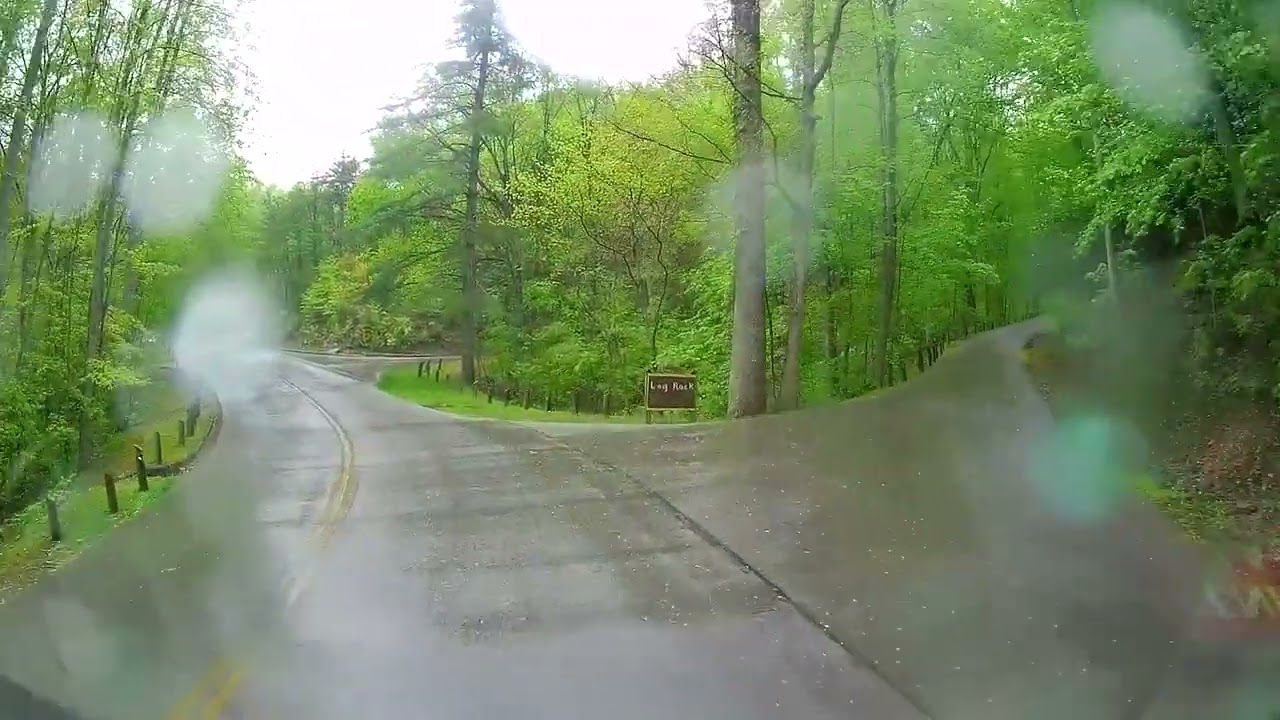 Driving Through Kingdom Come State Park Kentucky