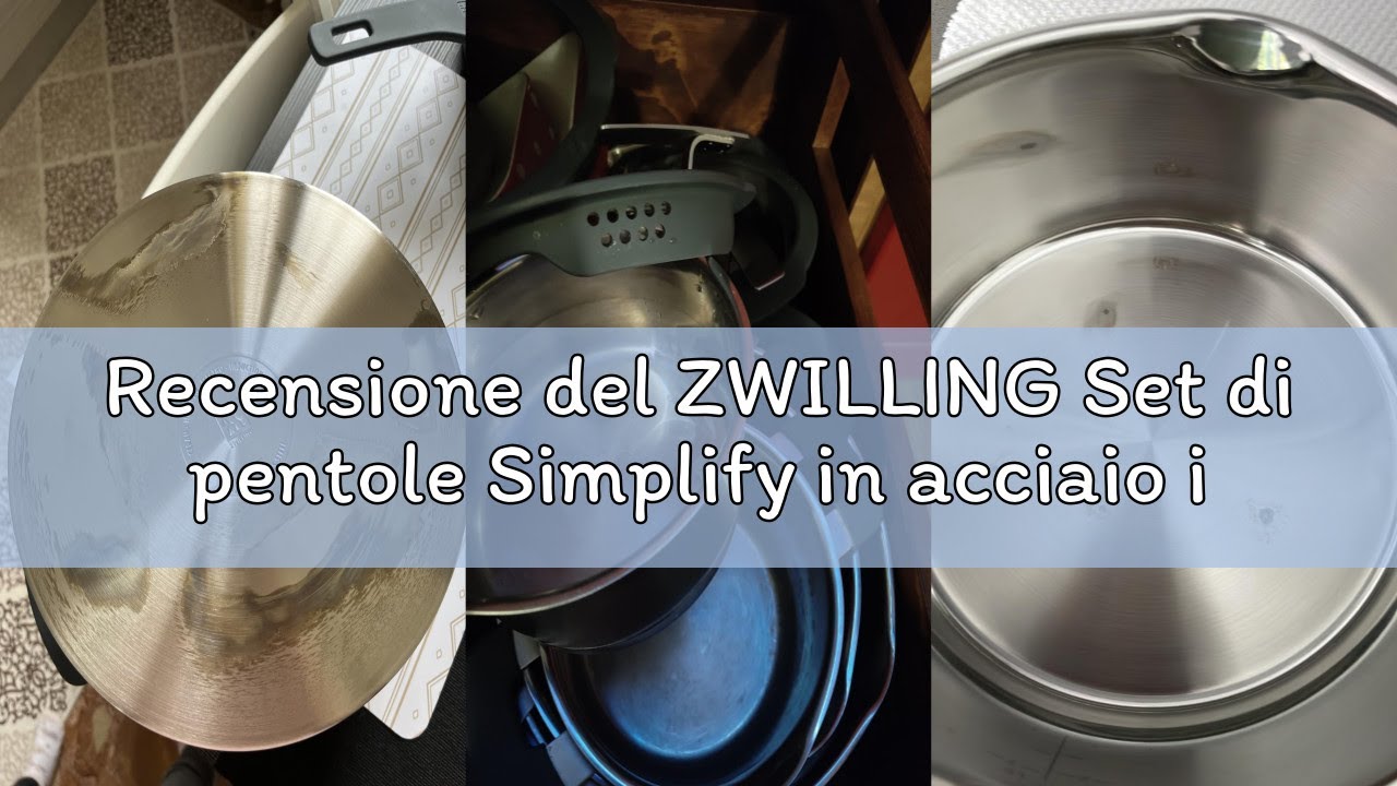 Recensione del ZWILLING Set di pentole Simplify in acciaio inossidabile, 5 pezzi, con setaccio integ