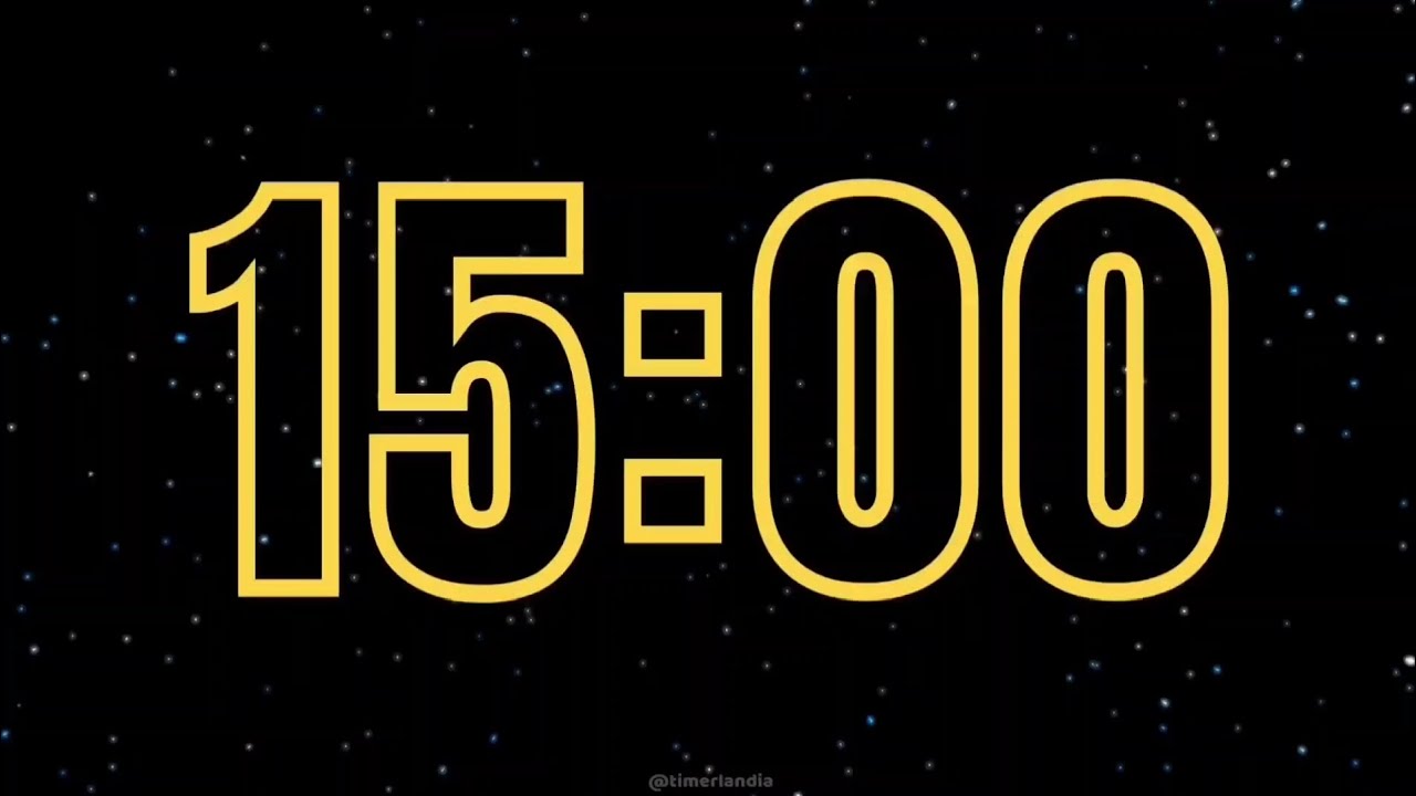 15 Minute Countdown Timer | Space Flow ✨