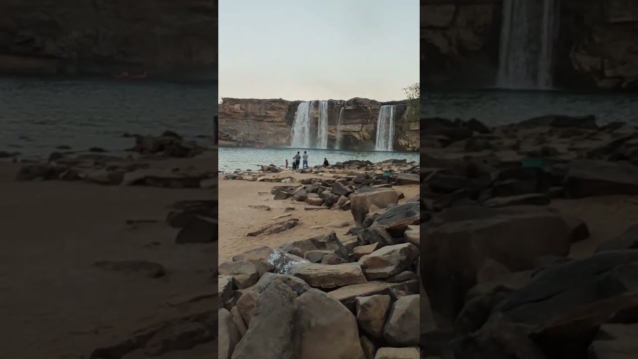 India's Widest Waterfall 🌊 Chitrakoot Waterfall Bastar Chhattisgarh 📍 Niagara Of India #bastar #cg